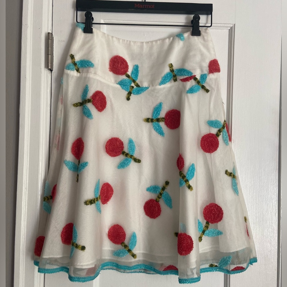 Sara Jane Silk Skirt with Embellishments Size 4